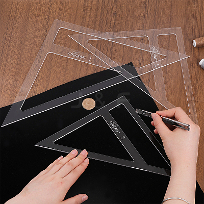 Acrylic Quilting Rulers DIY-WH0034-84D-1