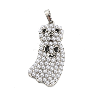 Halloween Brass Enamel Pendants KK-F915-02C-P-1