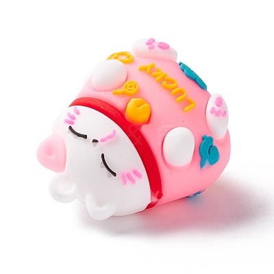 PVC Cartoon Lucky Cat Doll Pendants KY-C008-12D-1