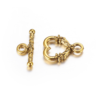 Tibetan Style Toggle Clasps LS-GLF1086Y-NF-1