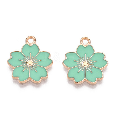 Alloy Enamel Pendants ENAM-S121-115F-1