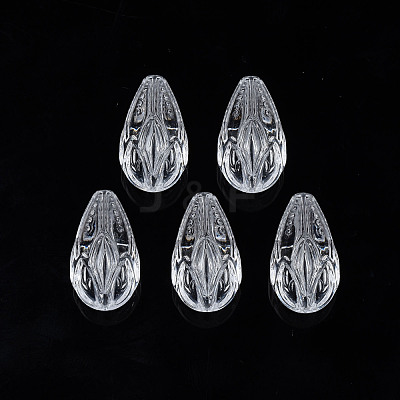 Transparent Acrylic Beads TACR-N009-32-1