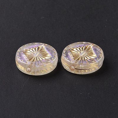 Transparent Acrylic Beads OACR-E015-21-1