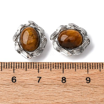 Natural Tiger Eye Oval Multi-Strand Links G-G207-02P-07-1