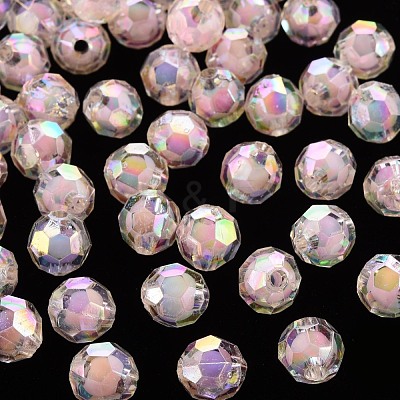 Transparent Acrylic Beads TACR-S152-04B-SS2112-1