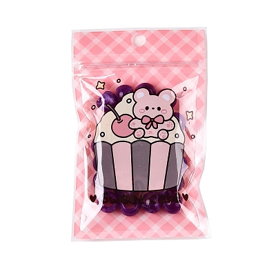 Rectangle Plastic Packaging Resealable Bags OPP-T003-01B-1