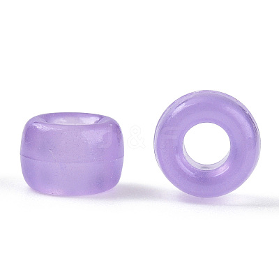 Transparent & Luminous Plastic Beads KY-T025-01-H04-1