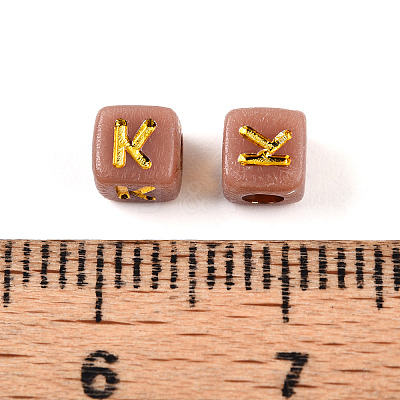 Plating Acrylic Beads OACR-N140-01B-K-1