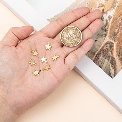 304 Stainless Steel Charms STAS-G190-27G-B-1