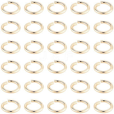 6 Bags Brass Open Jump Rings KK-BBC0027-73-1