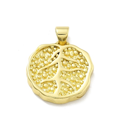 Rack Plating Brass Pendants KK-D359-37G-1