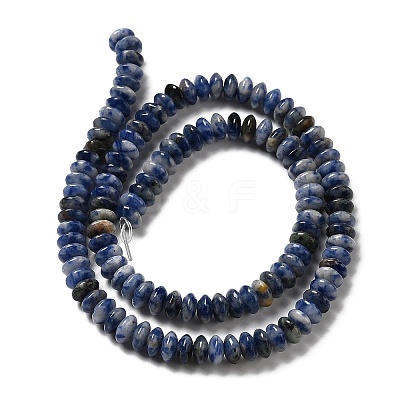 Natural Blue Spot Jasper Beads Strands G-Z030-A01-01-1