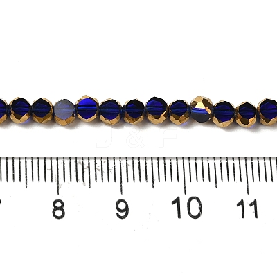 Electroplate Glass Beads Strands EGLA-P061-01B-01-1