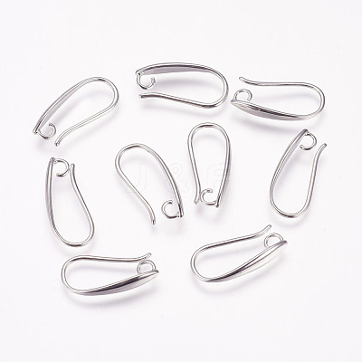 Brass Earring Hooks KK-P076-01-1