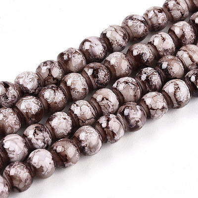 Baking Paint Glass Beads X1-DGLA-N003-6mm-A05-1
