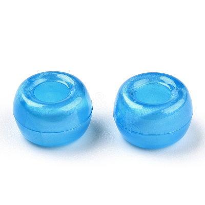 Plastic Pearlized Beads KY-T025-01-D02-1