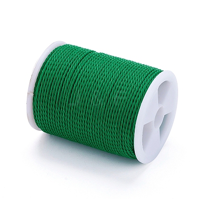 Round Waxed Polyester Cord X-YC-G006-01-1.0mm-18-1