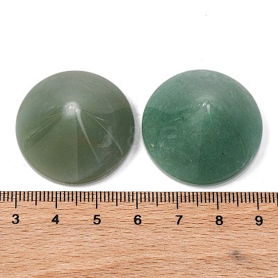 Natural Green Aventurine Cabochons G-Q184-01C-1