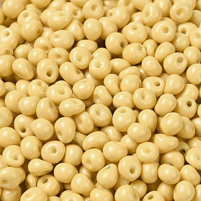 6/0 Opaque Baking Paint Glass Seed Beads X1-SEED-M012-02A-07-1