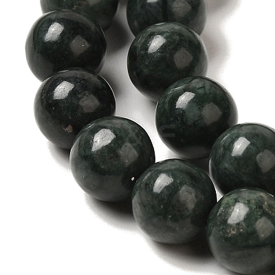 Natural Black Jade Beads Strands X-G-H067-A03-8MM-1