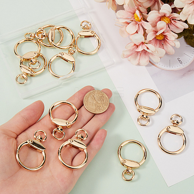 12pcs Alloy Swivel Clasps AJEW-GF0009-17-1