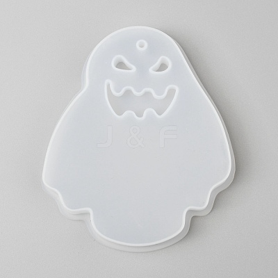 Halloween DIY Ghost Pendant Silicone Statue Molds DIY-P006-38-1