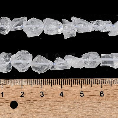 Raw Rough Natural Crystal Quartz Beads Strands G-B065-C12-1