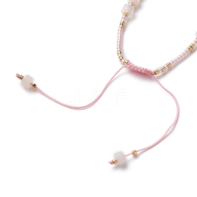 Adjustable Nylon Thread Braided Bead Bracelets BJEW-JB05504-02-1