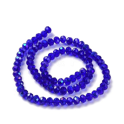 Electroplate Glass Beads Strands EGLA-A034-T2mm-L16-1