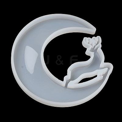 Moon DIY Silhouette Silicone Molds DIY-F148-02B-1