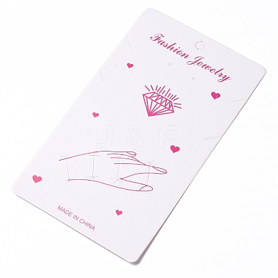 Paper Jewelry Display Cards for Necklace CDIS-F005-09-1