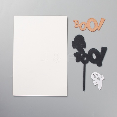 Acrylic Ghost Cake Insert Card Decoration DIY-H109-20-1
