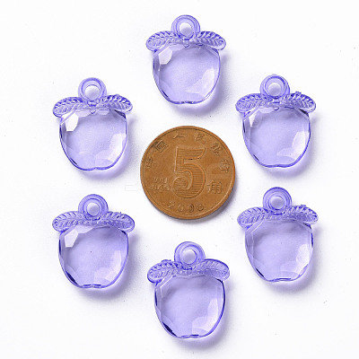 Transparent Acrylic Pendants TACR-S154-28B-47-1
