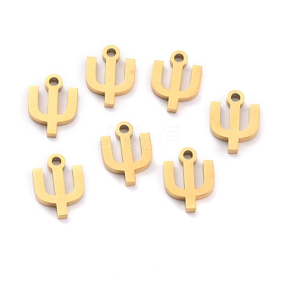 304 Stainless Steel Pendants STAS-F267-10Y-G-1