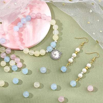 3 Strands Natural Chalcedony Bead Strands G-AR0004-51-1