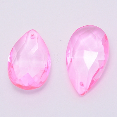 Transparent Glass Pendants LS-GLAA-WH0022-40B-1