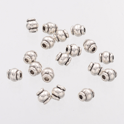 Barrel Tibetan Silver Spacer Beads LS-AB608-1