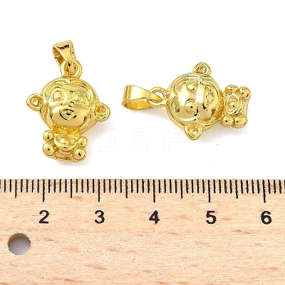 Brass Pendants KK-G548-15G-1