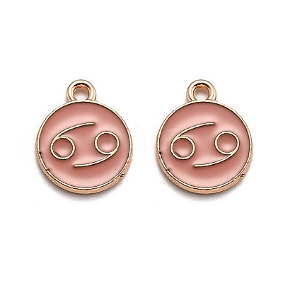 Alloy Enamel Pendants ENAM-S124-01B-11D-1