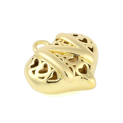 Hollow Brass Pendants for Valentine's Day KK-M289-03N-G-1