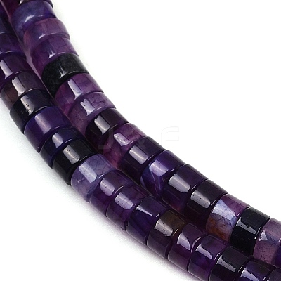 Dyed Natural Agate Beads Strands G-U030-B01-05-1