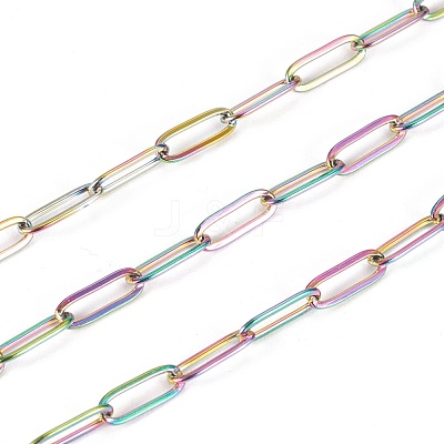 Ion Plating(IP) 304 Stainless Steel Paperclip Chains STAS-K209-07MC-1