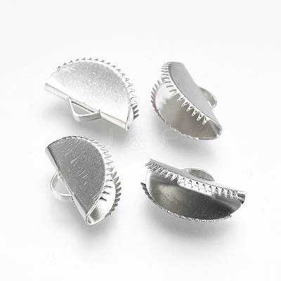 Iron Ribbon Crimp Ends IFIN-I026-02P-B-1
