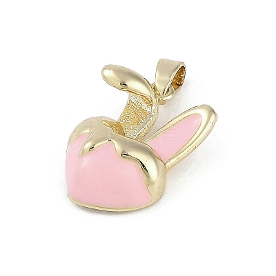 Brass Enamel Pendants KK-Z078-11G-1