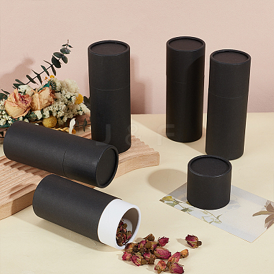 Cardboard Paper Essential Oil Bottle Storage Boxes with Cap CON-WH0107-52A-1