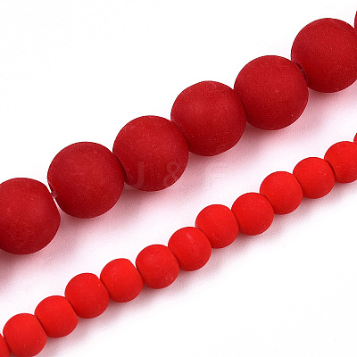Opaque Glass Beads Strands GLAA-T032-P4mm-MD04-1