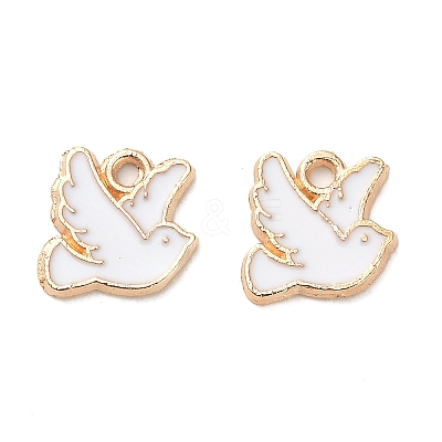 Alloy Enamel Charms ENAM-B062-04KCG-01-1