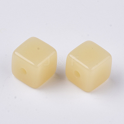Imitation Jelly Acrylic Beads JACR-R022-A05-1
