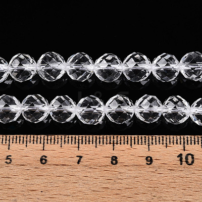 Natural Quartz Crystal Beads Strands G-S345-8mm-35-1