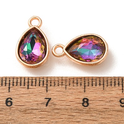 Electroplate Glass Pendants GL-CBA7A25-03A-1